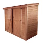 outdoor living today 8-ft x 12-ft gable cedar wood storage