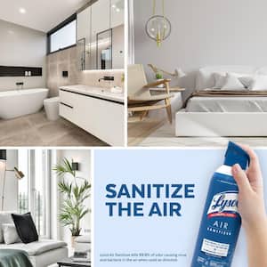 Air Sanitizer 10 oz. White Linen Odor Eliminator Air Disinfectant Aerosol