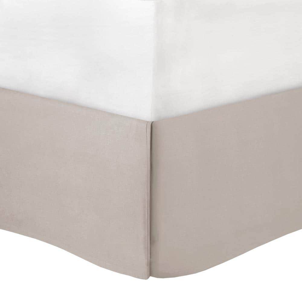 Queen Neutral Microfiber Embroidered 8-Piece Comforter Set