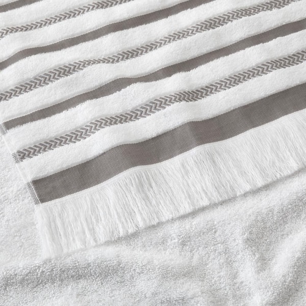 20 x 28 McLeod No Stripe Towel - Gray & White