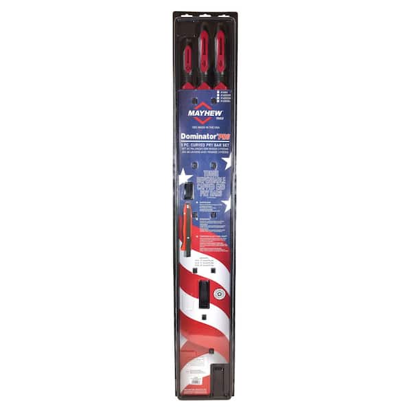 Unbranded Curved Pry Bar Set (17C, 31C, 42C) (3-Pieces)