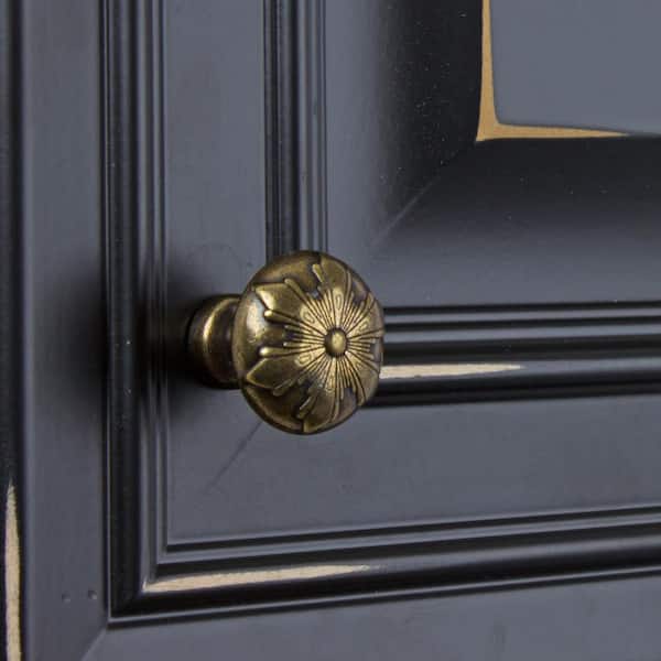 1-1/8 in. Dia Round Snowflake Cabinet Knobs (10-Pack)