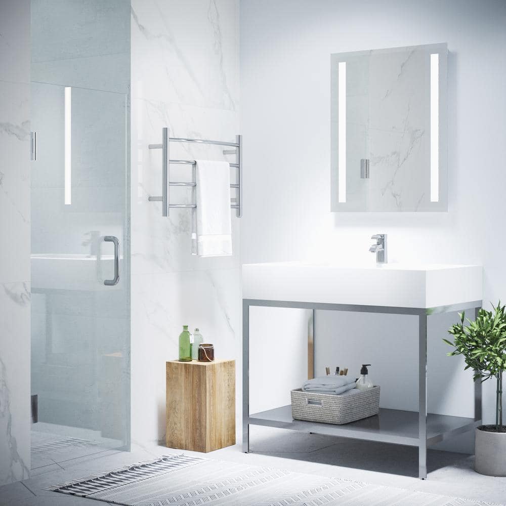 Passion Series 30" x 72" Frameless Chrome Shower Door