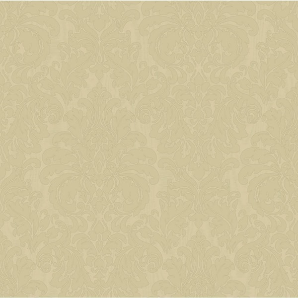 Betina Gold Damask Wallpaper Sample