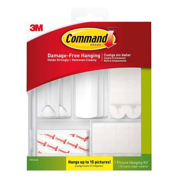 15 Picture Assorted White Picure Hanging Kit