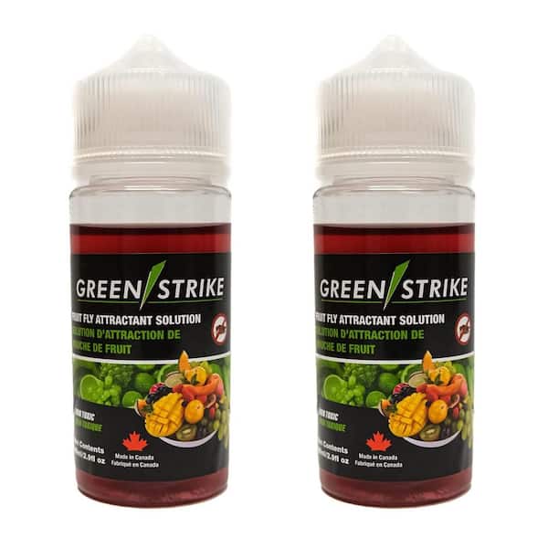 Unbranded GREENSTRIKE 2-Pack Fruit Fly Liquid Attractant