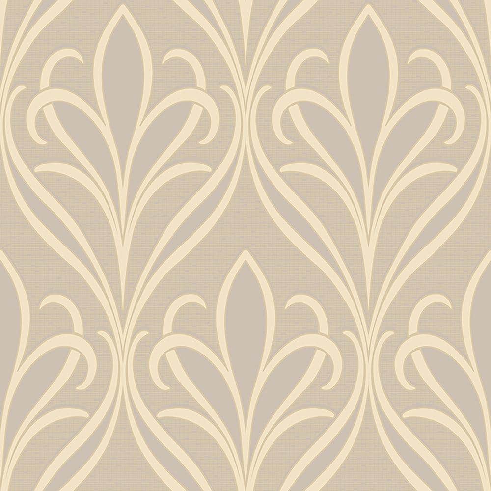 Vivian Grey Nouveau Damask Paper Strippable Roll (Covers 57.8 sq. ft.)