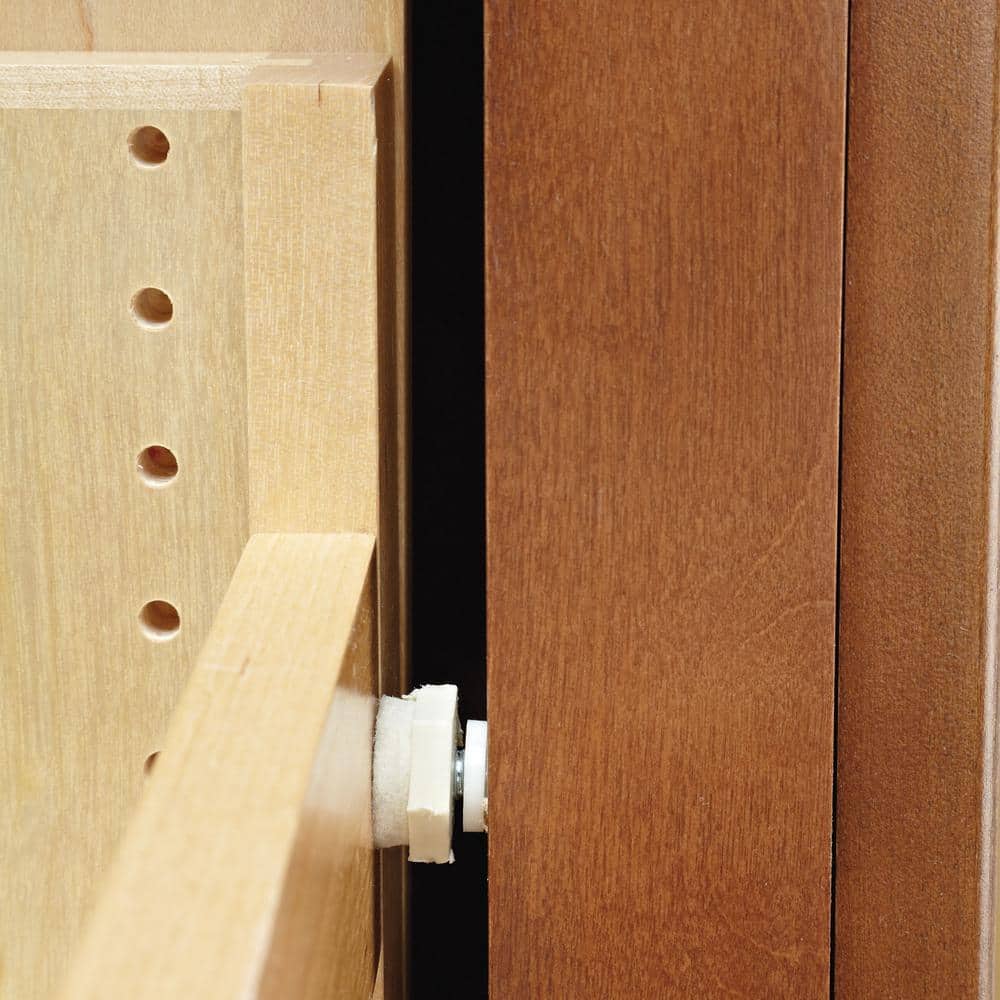 Rev-A-Shelf 5" Natural Wood Pull-Out Cabinet Organizer with Stainless Steel Bins