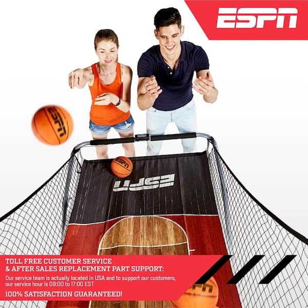 ESPN Jogo de basquete EZ Fold para 2 jogadores com pontuação de