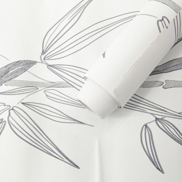 ilemong Peel and Stick Wallpaper Roll Removable Vinyl Wallpaper Bamboo Contact Paper 17.32 in. x 32.80 ft. for Home Decoration