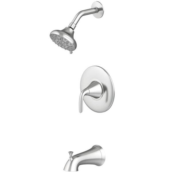 Glacier Bay Irena Single-Handle 6-Spray Tub and Shower Faucet in ...