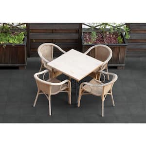 Montauk Black 12 in. x 12 in. Gauged Slate Floor and Wall Tile (10 sq. ft. / case)