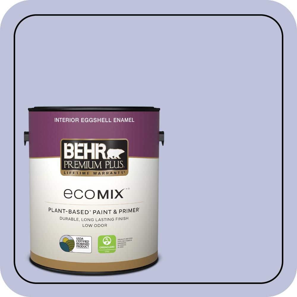 1 gal. #610A-3 Lavender Sachet Eggshell Enamel EcoMix Plant-Based Interior Paint & Primer price history on PriceWatchPro