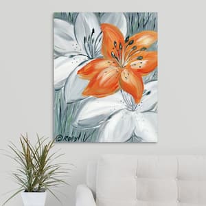 "Tiger Lily in Orange" by Roey Ebert Canvas Wall Art