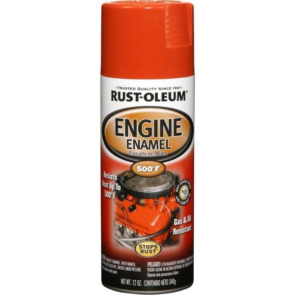 Rust-Oleum Automotive 12 oz. 500 Degree Chrysler Hemi Orange Engine Enamel Spray Paint (Case of 6)