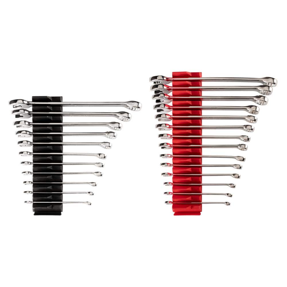 1/4 in. to 3/4 in., 6 mm to 19 mm Combination Wrench Set with Modular Slotted Organizer (25-Piece) price history on PriceWatchPro