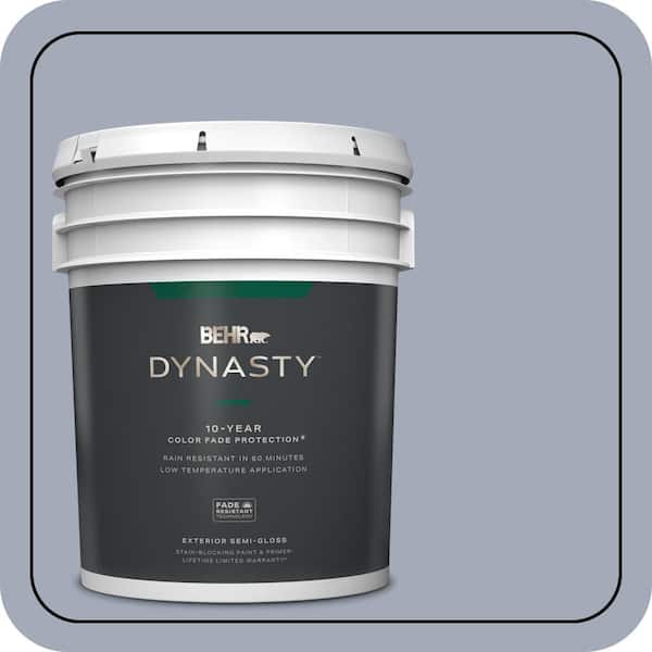 BEHR DYNASTY 5 gal. #610F-5 Ridge View Semi-Gloss Enamel Exterior Stain-Blocking Paint & Primer
