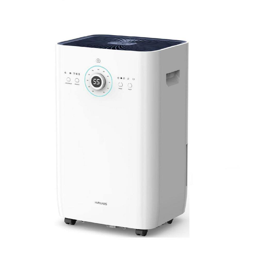 125 pt. 6,500 sq. ft. Dehumidifier in. White for Basement with Sump Pump/Drain Hose/2.14 Gal. Large Capacity Tank price history on PriceWatchPro