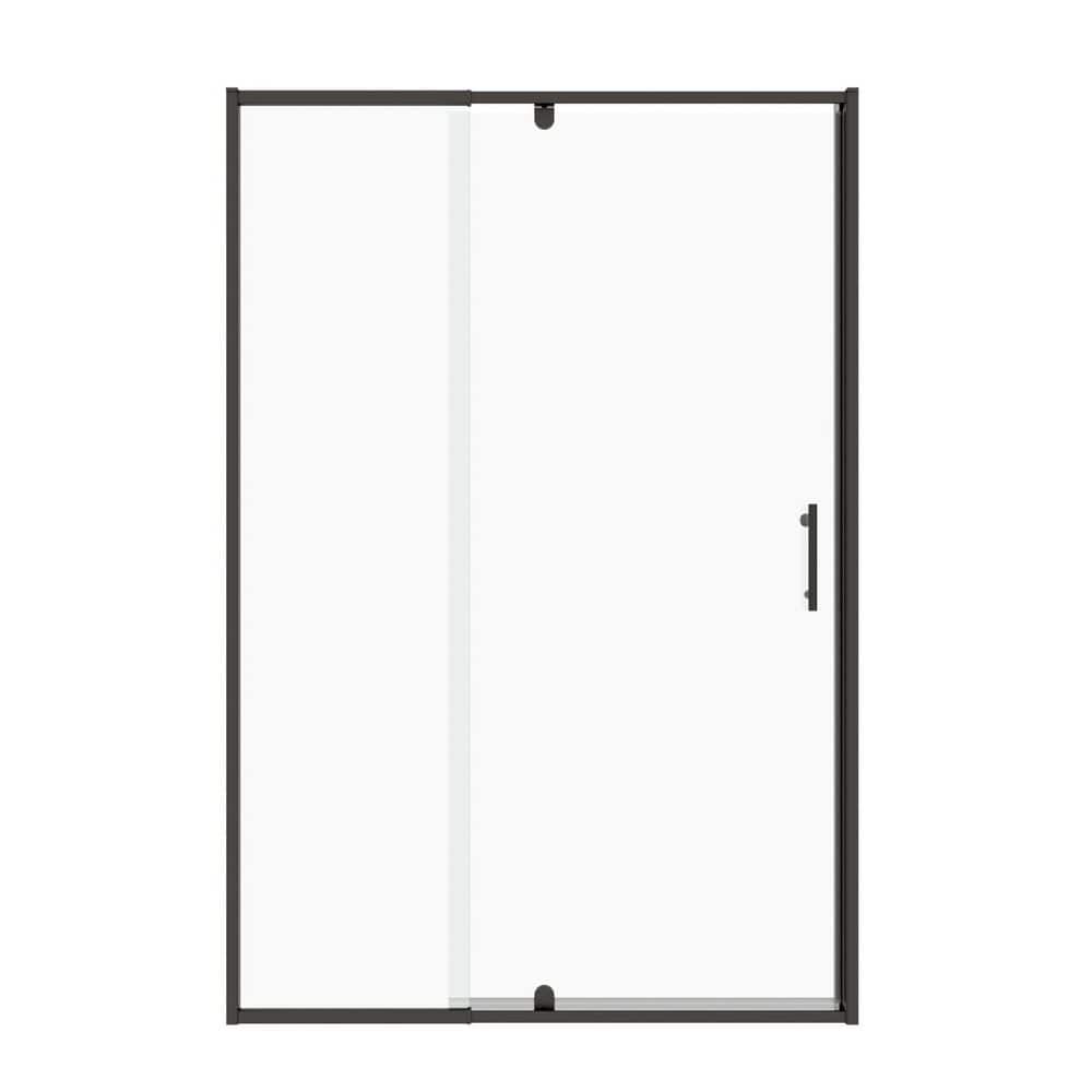 42 in. W x 71 in. H Pivot Frame Shower Door in Matte Black Finish with Clear Glass with Reversible Installation price history on PriceWatchPro