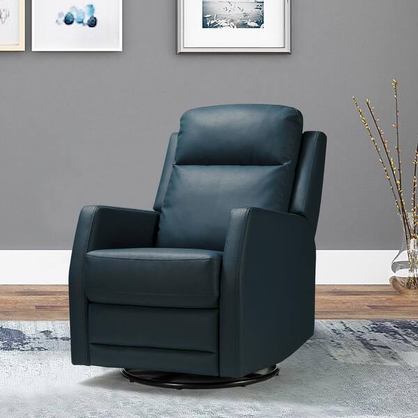 navy blue glider recliner