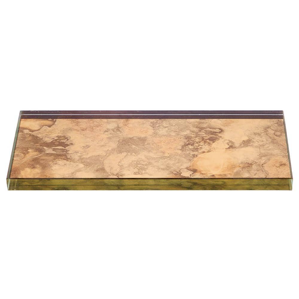 Lana Antique Gold 3" x 6" Glass Subway Tile