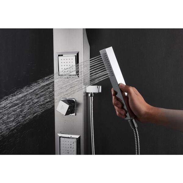 ANZZI Aura Retro-Fit Series 39 in. 2-Jetted Shower Tower