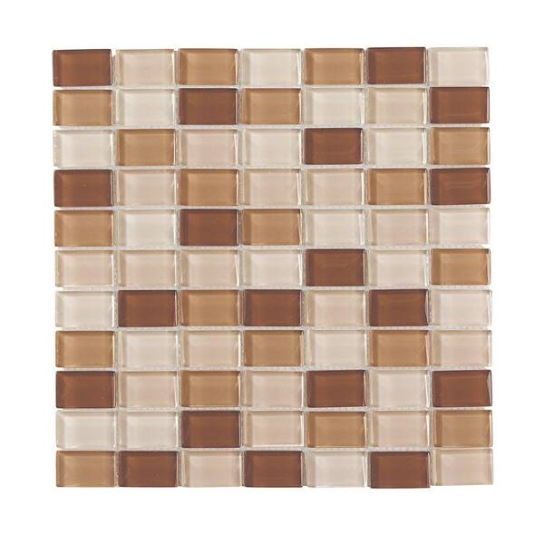 Jeffrey Court 12 in. x 12 in. Urban Sunrise Glass Moasic Wall Tile (10sq.ft/cs)-DISCONTINUED