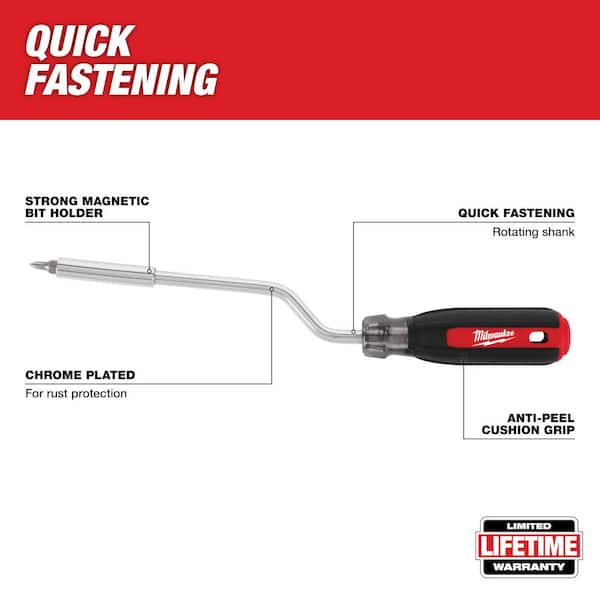 2-in-1 Rotating Multi-Bit Screwdriver