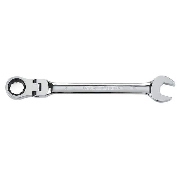 GEARWRENCH 3/8 in. SAE 72-Tooth Flex Head Combination Ratcheting Wrench