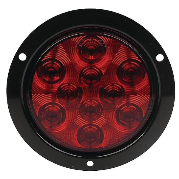 FulTyme RV 4 in. LED Round Light with Mounting Flange 1151