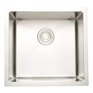 20 in. x 20 in. x 9 in. Stainless Steel Undermount LaunDry Sink