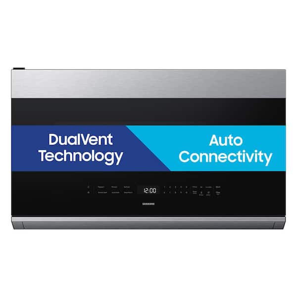 2.1 cu. ft. Stainless Steel Smart Over-the-Range Microwavewith DualVent Technology
