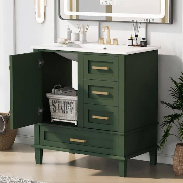 脱毛器 GRANTS VANITY Altair Bondi 30 in.W Single Sink Freestanding Bath Vanity in