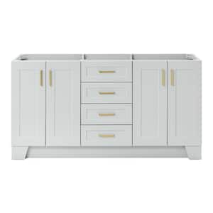 Taylor 66 in. W x 21.75 in. D x 34.5 in. H Bath Vanity Cabinet without Top in Grey
