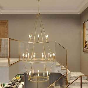 Sunpez 5-Tier 10 Light Crystal Chandeliers Lighting Luxury Modern