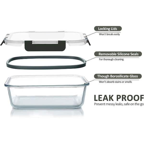 Moretoes Glass Food Storage Containers With Lids, 9pcs - View #11