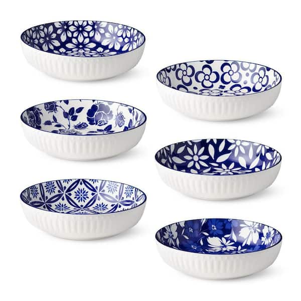 Certified International Madison 42 fl. oz. Multi-Colored Porcelain Soup Bowl (Set of 6)