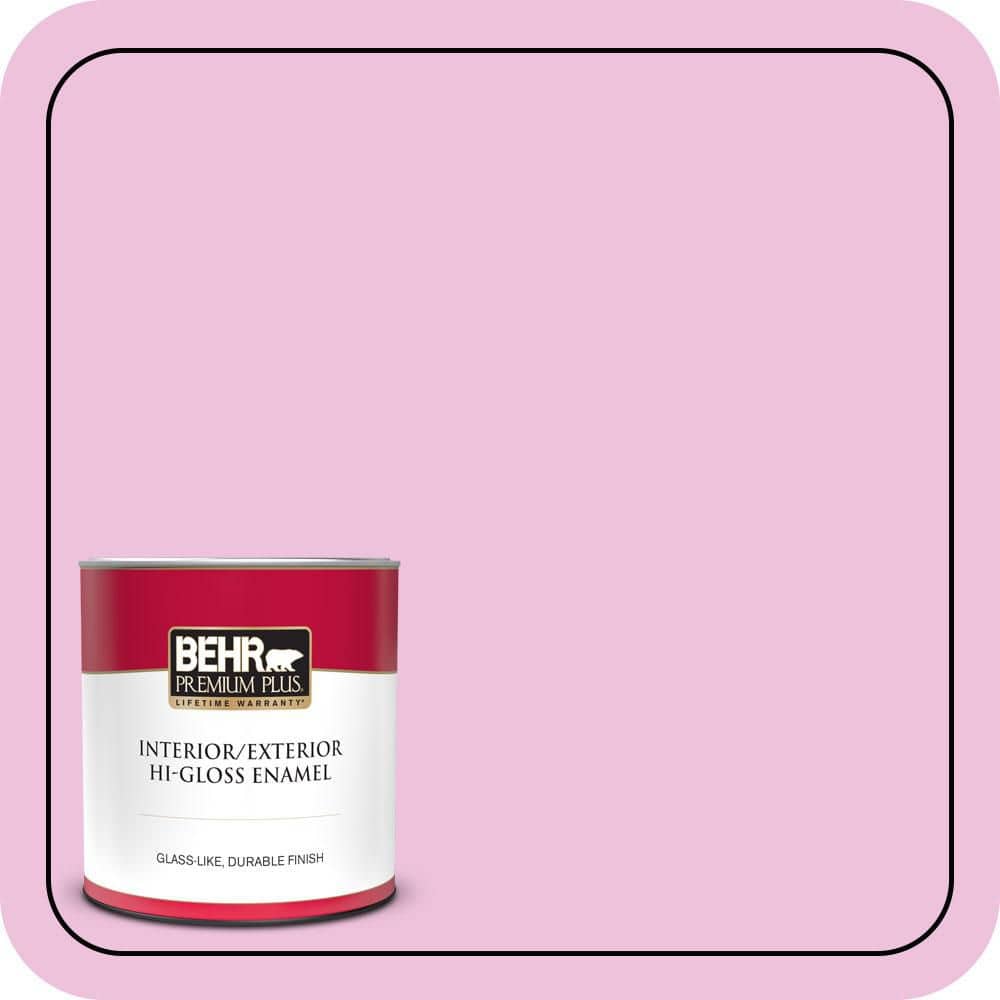 1 qt. #P120-1 Starlet Pink Hi-Gloss Enamel Interior/Exterior Paint & Primer price history on PriceWatchPro