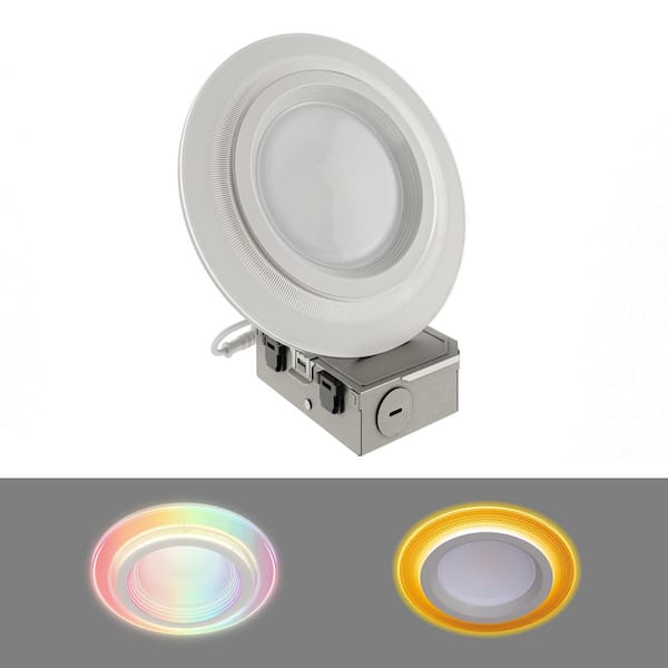 RLDZ 6 in. Adjustable CCT 1000 lumens, canless, Indoor, Integrated LED Recessed Light