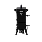 Vertical Double Door Propane Gas Smoker