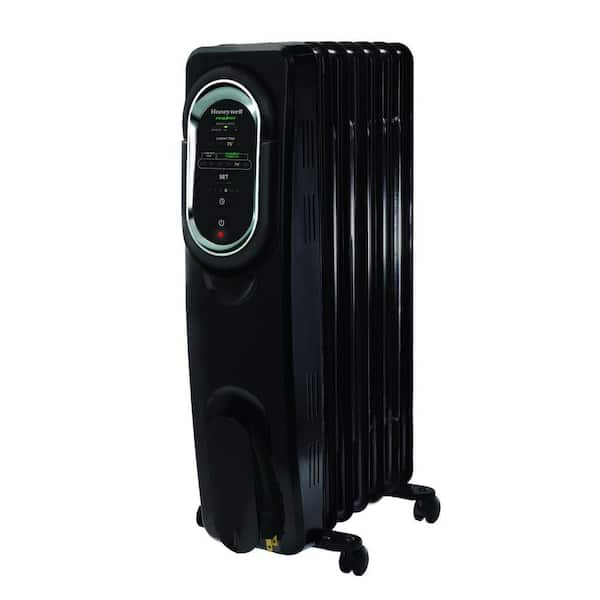 Honeywell 1500-Watt Oil-Filled Radiant Portable Heater with EnergySmart Electric Radiator