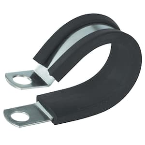 1/2 in. Rubber Insulated Clamp (2-Pack)