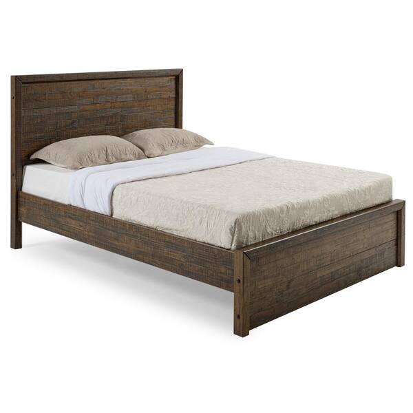 90 x 80 Louis Philippe III Eastern Solid Pine King Bed Sleigh