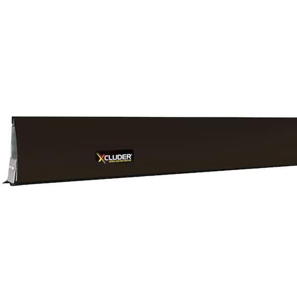 Xcluder 36 in. Versa-Line Door Sweep, Dark Bronze Cover - Seals out Rodents and Pests, Easy to Install