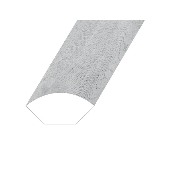 Montserrat Opus Edged Paloma 0.6 in. T x 1 in. W x 94.5 in. L Vinyl Quarter Round Molding