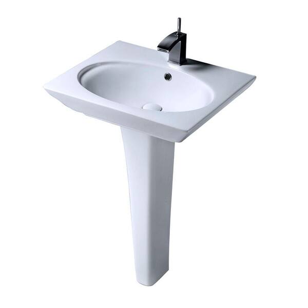 Barclay Products Aristocrat Pedestal in White Barclay Products Aristocrat Pedestal in White