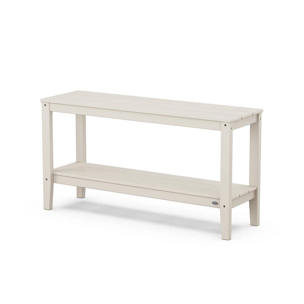 Newport Rectangular Sand Plastic Outdoor Console Table price history on PriceWatchPro