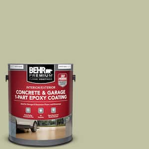 1 gal. #S370-3 Sage Brush Self-Priming 1-Part Epoxy Satin Interior/Exterior Concrete and Garage Floor Paint