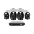 8-Channel 4K UHD 2TB DVR Surveillance System with 4 Wired 4K Bullet Cameras