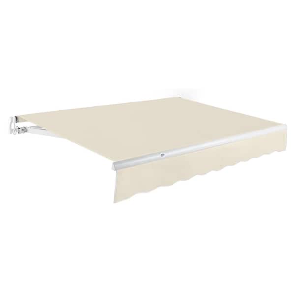 AWNTECH 12 ft. Maui Manual Patio Retractable Awning (120 in. Projection) Linen